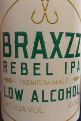 Logo van bier Braxzz Rebel IPA